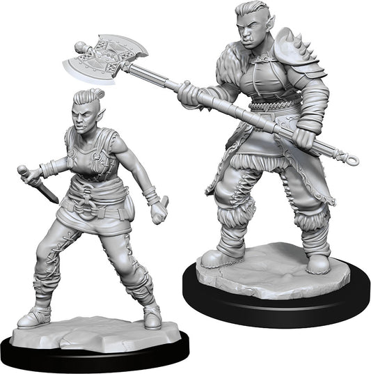 Nolzur's Marvelous Unpainted Miniatures - Orc Barbarian Female