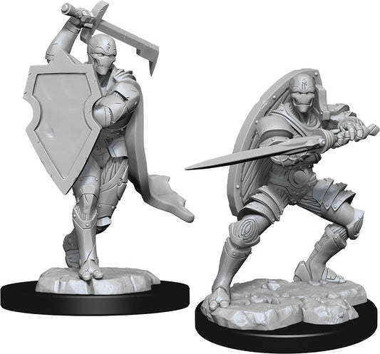 Nolzur's Marvelous Unpainted Miniatures - Warforged Fighter Male
