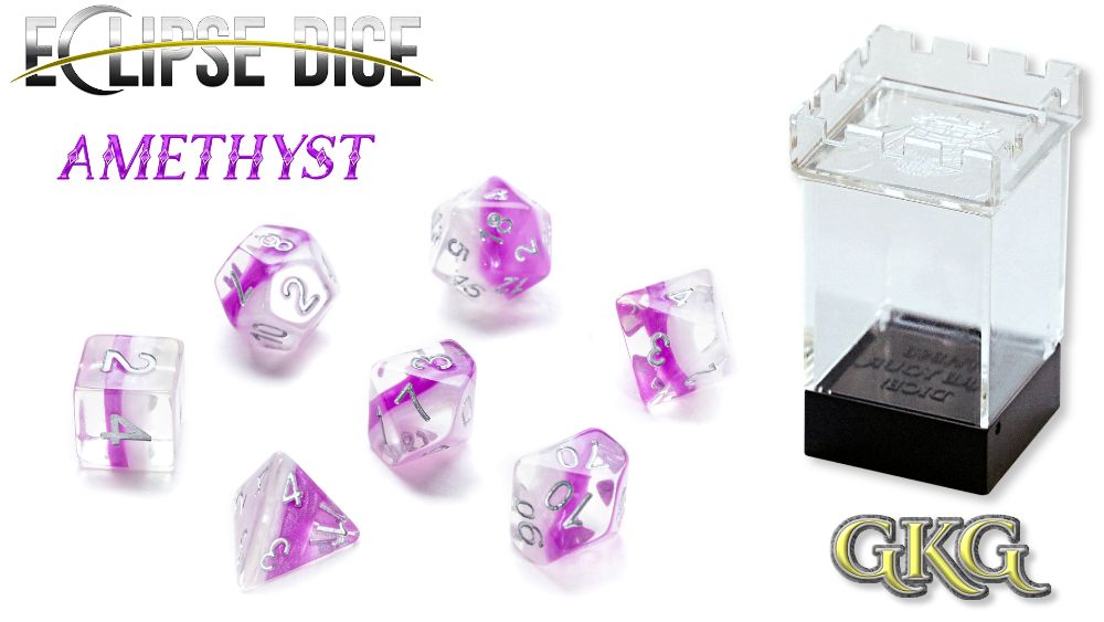 Eclipse Dice: Amethyst