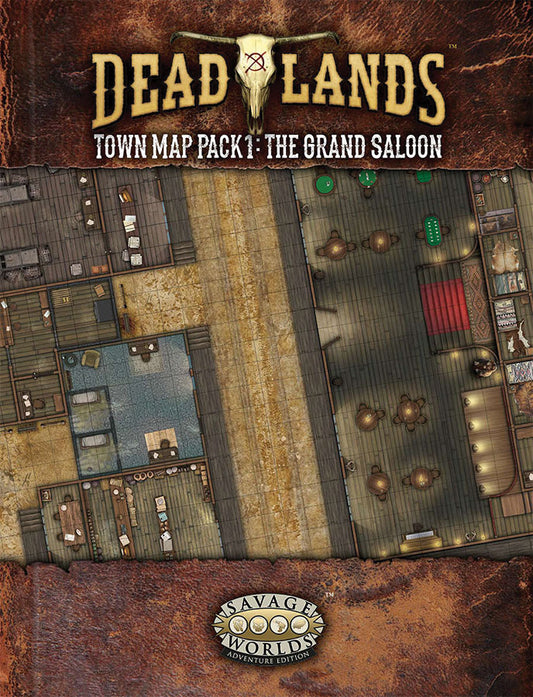 Savage Worlds RPG: Deadlands - Map Pack 1 Grand Saloon