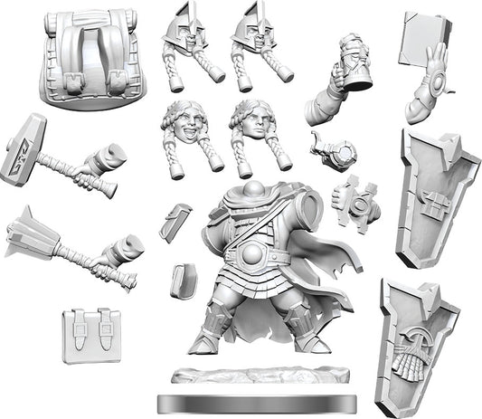 Frameworks Figures: Dwarf Cleric Female