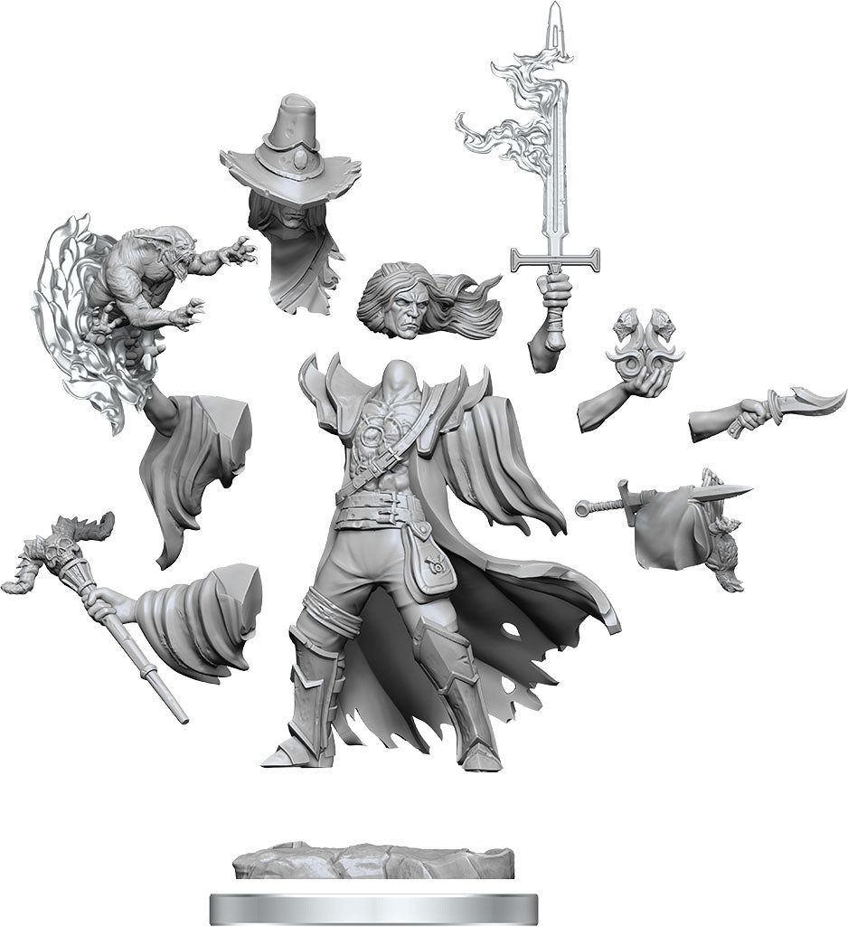 Frameworks Figures: Human Warlock Male
