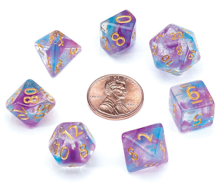 Mighty Tiny Dice: Cognitive Dissonance (7 Polyhedral Dice Set)