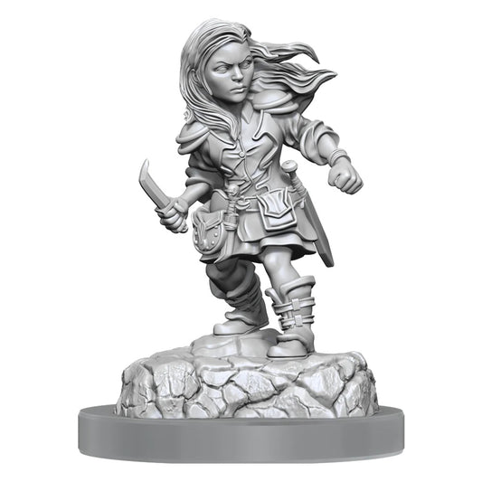 Nolzur's Marvelous Unpainted Miniatures - Halfling Rogue Female